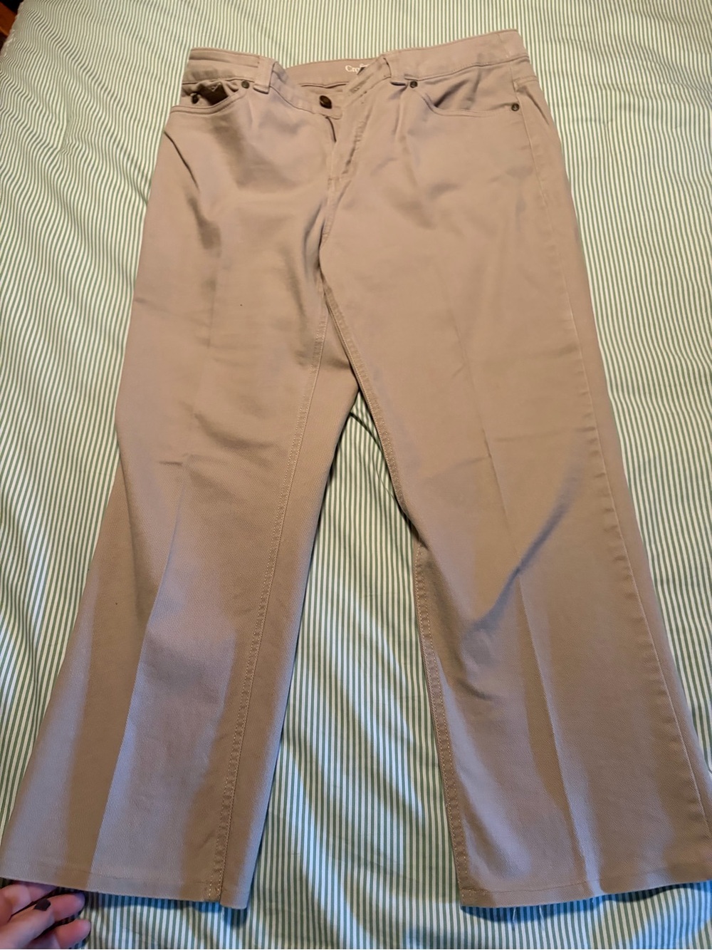 croft & barrow women’s khakis in Light Tan